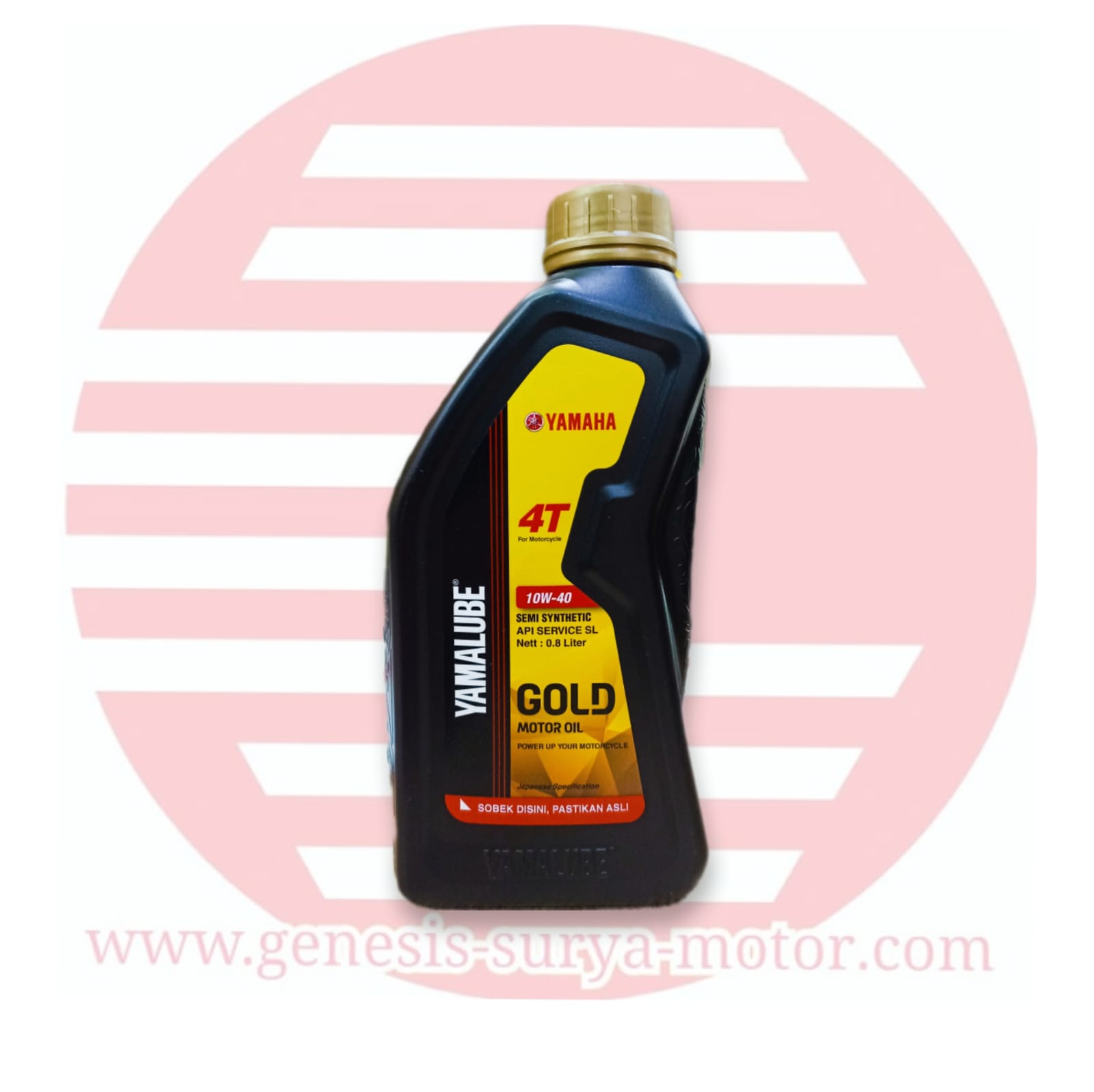 YAMALUBE 10W40 0.8LT GOLD